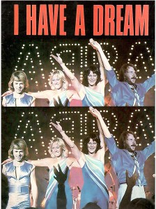 Noten - ABBA - "I Have A Dream" - England 1979