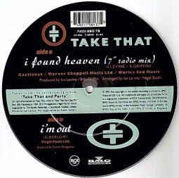 PICTURE- Single- Vinyl, TAKE THAT - I Found Heaven - England 1992