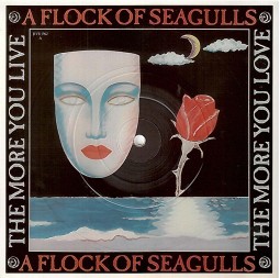 PICTURE-SHAPED Single- Vinyl, A FLOCK OF SEAGULLS - The More You Live...- England 1984