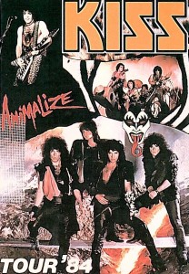 Postkarte - KISS - Promo, ANIMALIZE Tour´84 - England 1984