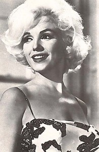 s/w - Postkarte - MARILYN MONROE - Frankreich ca. 60er Jahre
