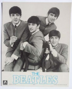 BEATLES - Promo-Foto auf festem Karton - England, 1987