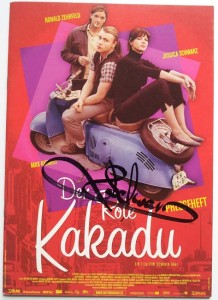 "Der Rote Kakadu"- HANDSIGNIERTES Presseheft von JESSICA SCHWARZ
