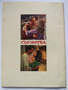 Seltenes SOUVENIR-Programmheft - "CLEOPATRA" - Liz Taylor - USA 1963