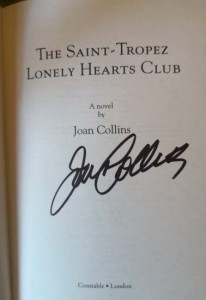 Roman von JOAN COLLINS - "The St. Tropez Lonely Hearts Club" - HANDSIGNIERT!