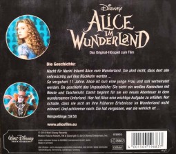 Hörspiel zum Film mit JOHNNY DEPP - "Alice im Wunderland"