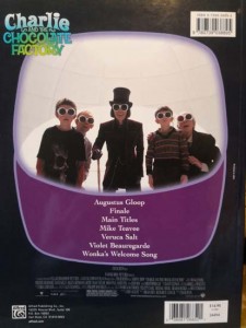 JOHNNY DEPP - Charlie and the Chocolate Factory - Buch und Noten zum Film, USA 2005