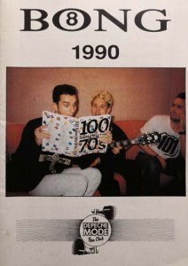 BONG 8 - DEPECHE MODE - Englisches Fanclub-Magazin 1990