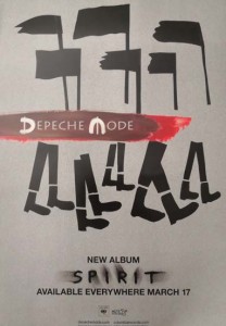 Promo-Poster - DEPECHE MODE - "Spirit" - England 2017