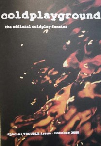 Selten: COLDPLAY - Fanclub- Magazin "coldplayground" - England 2000