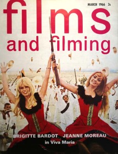BRIGITTE BARDOT & JEANNE MOREAU - Magazin FILMS AND FILMING, 1966