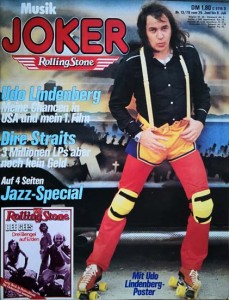 UDO LINDENBERG auf dem Titel der "Musik JOKER" von 1979 MIT POSTER !