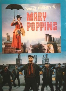 Wunderbares Souvenir-Programm "MARY POPPINS" mit JULIE ANDREWS, 1964