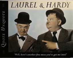 Buch - LAUREL & HARDY - "Quote Unquote" - England, 1994