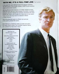 Umfangreiches Buch über MICHAEL CAINE - England 2003