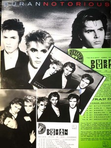 DURAN DURAN - Lot aus NOTORIOUS-Vinyl & PROMO-Artikeln