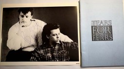 Rarität: TEARS FOR FEARS - Tour - Itinerary von 1985 - PLUS originales AUTOGRAMM !!