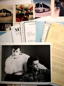 TEARS FOR FEARS - interne Tour-Dokumente um 1985 - PLUS originales AUTOGRAMM !!
