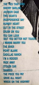BRUCE SPRINGSTEEN - seltenes Notenbuch "The River" - England 1981