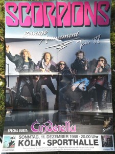 SCORPIONS - Tourposter "Savage Amusement"- Tour 1988