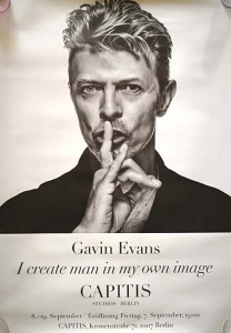 DAVID BOWIE - PLAKAT für Ausstellungs-Promotion - Berlin 2018