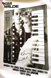 KIM WILDE - Poster (mit Ricky Wilde) - HANDSIGNIERT von KIM