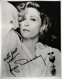 Foto - FAYE DUNAWAY - mit reproduziertem Autogramm