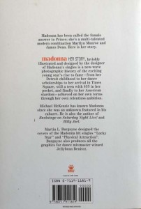 MADONNA - Buch "Her Story" - England 1987