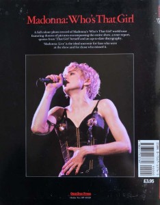 MADONNA - "Live" - Who´s that Girl - Tour - England 1987