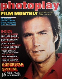 Magazin - CLINT EASTWOOD auf dem Cover der "photoplay" - England 1975