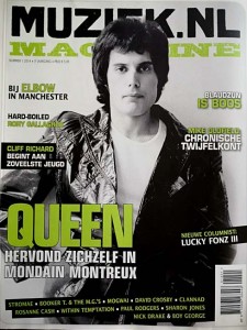 Magazin - FREDDIE MERCURY auf dem Cover der "Muziek.nl" - Holland 2014