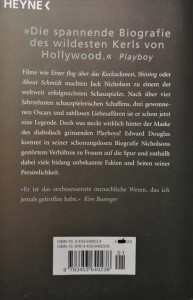 Buch über JACK NICHOLSON "Der große Verführer" - Deutschland 2006