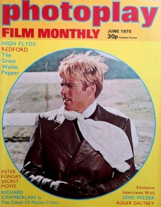 Magazin - ROBERT REDFORD auf dem Cover der "photoplay" - England - 1975