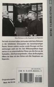 Buch über HEINZ RÜHMANN - Seine Filme - sein Leben