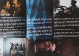 BARBARA AUER - 2 PROMO- Flyer zum Film "Vakuum" - handsigniert !