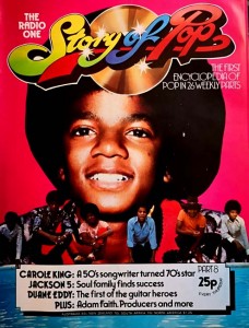 MICHAEL JACKSON auf dem Cover der "Story Of Pop" - England 1973