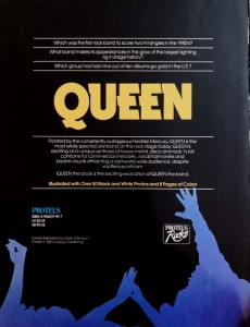 Buch - QUEEN "An Illustrated Biography" - USA 1981