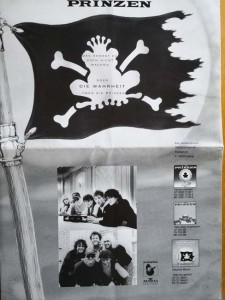TOP-RARITÄT ! Pressefolder - DIE PRINZEN - ...mit RIESENPOSTER - Handsigniert !!
