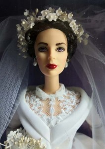 Rarität: ELIZABETH TAYLOR - Puppe von Mattel - HANDSIGNIERT !! - USA 2000