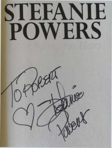 Buch - STEFANIE POWERS  "One From The Hart" - Biographie 2010 - HANDSIGNIERT !!