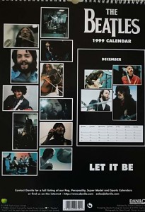 THE BEATLES - Kalender für 1999 - England