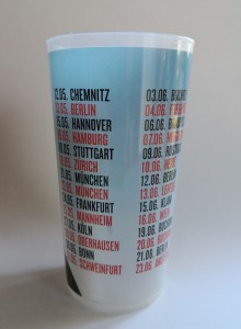 HERBERT GRÖNEMEYER - Tour- Trinkbecher "Live 2015"