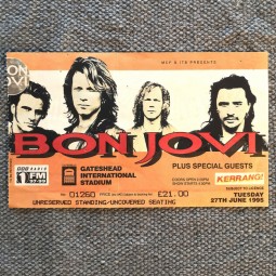 BON JOVI - Ticket - "These Days" Tour 1995, England