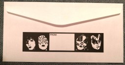 KISS- Briefumschlag - unbenutzt - beidseitig bedruckt - USA