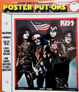 KISS - Poster Put-On - noch original verpackt ! - USA 1976