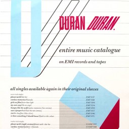 TOP-RARITÄT - DURAN DURAN - Pressemappe für ein einmaliges Benefizkonzert 1983 - England