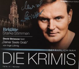 DEVID STRIESOW - Krimi - Hörbuch - "Deiner Seele Grab" von Inge Löhning - HANDSIGNIERT !!