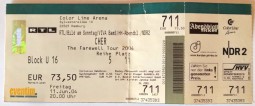 CHER - Ticket - "The Farewell Tour 2004" - Hamburg