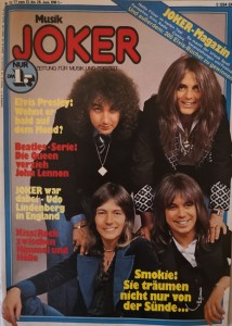 SMOKIE auf dem Musikmagazin "JOKER" vom Juni 1977