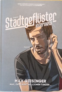 Interview-Magazin "Stadtgeflüster" mit MAX GIESINGER